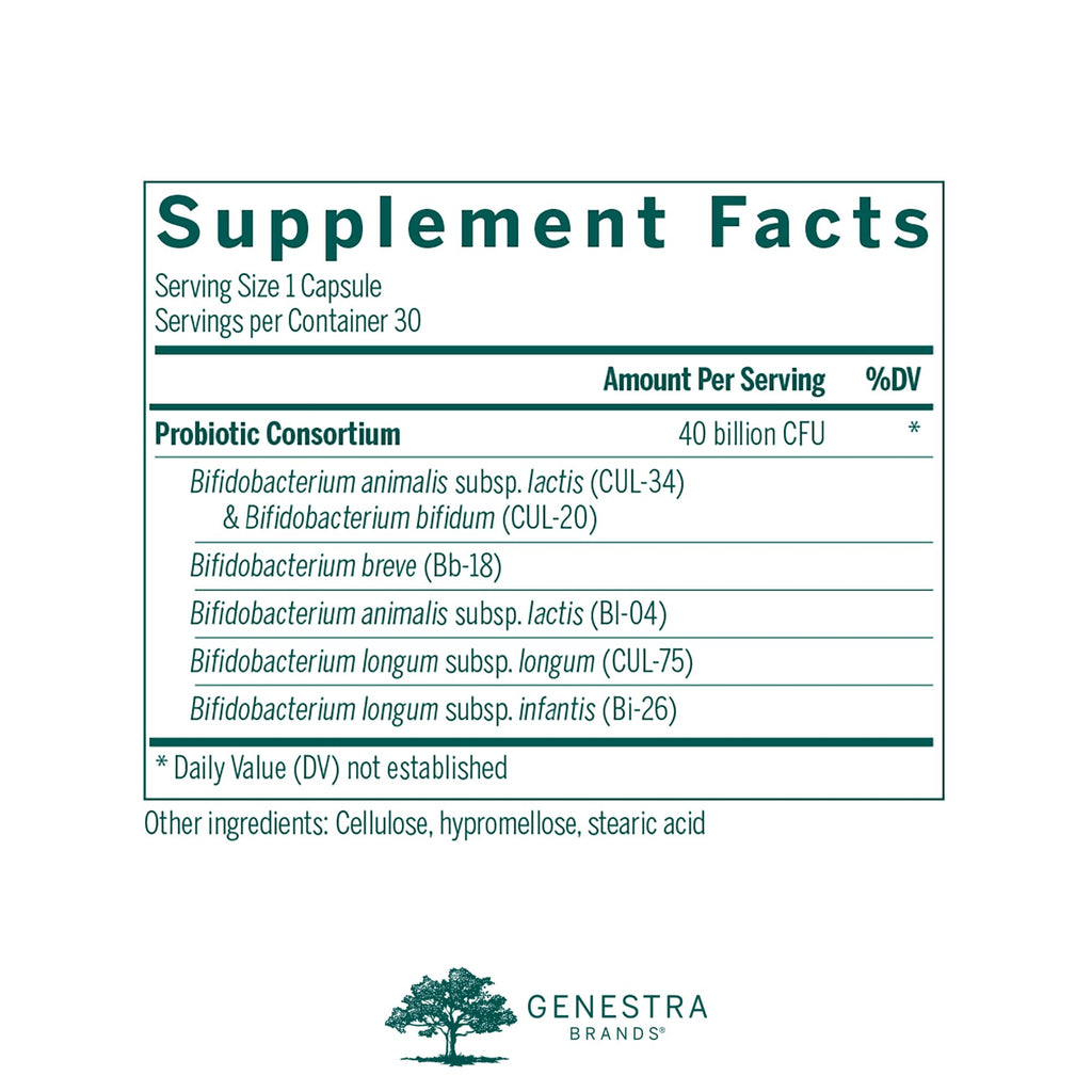 Genestra Brands HMF Bifido Capsules for Gastrointestinal Support - 30 Capsules - image 2