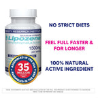 Lipozene Appetite Control Capsules - 2 Bottles - image 4