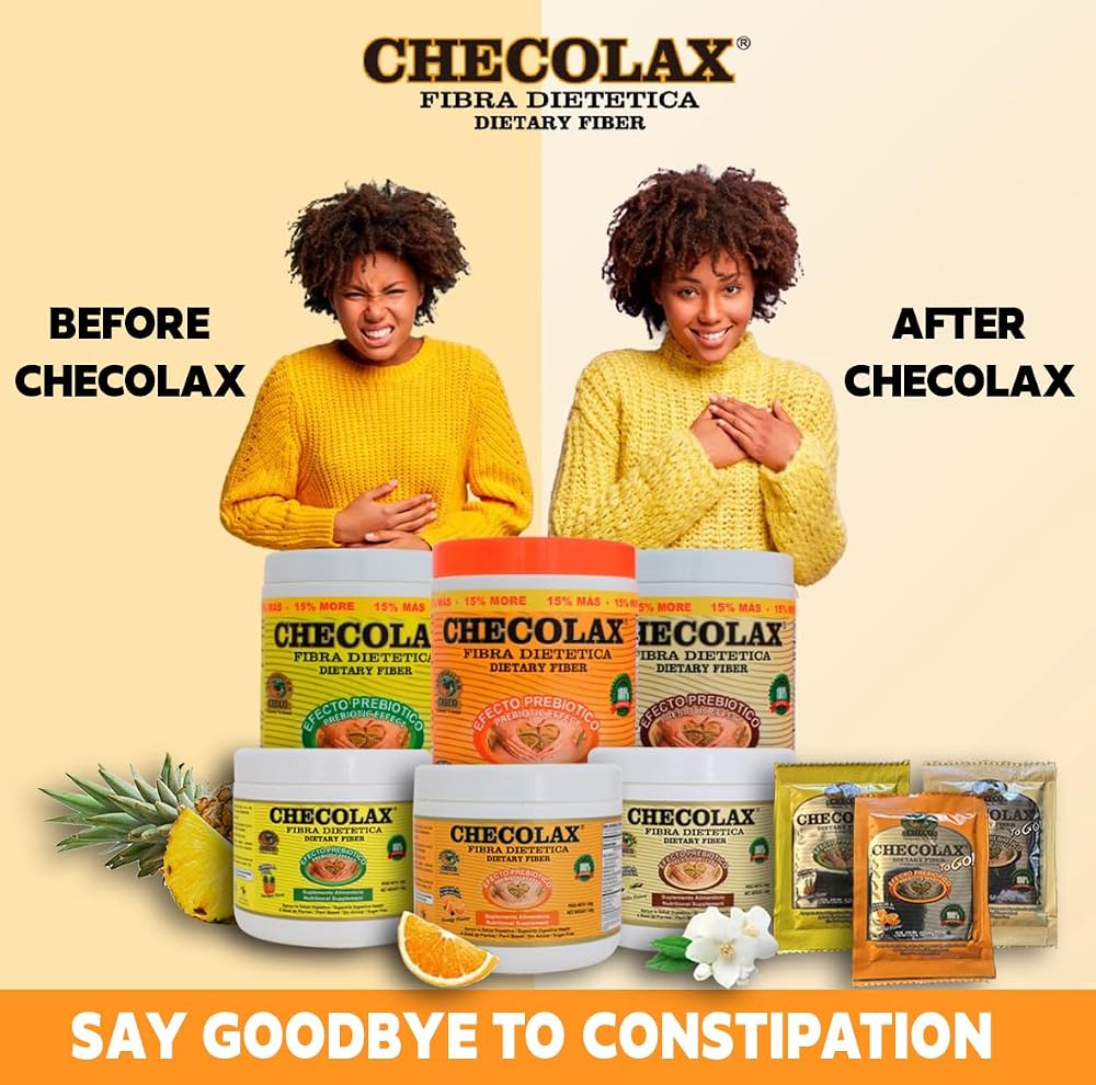 CHECOLAX Dietary Fiber Relieves Constipation Naturally