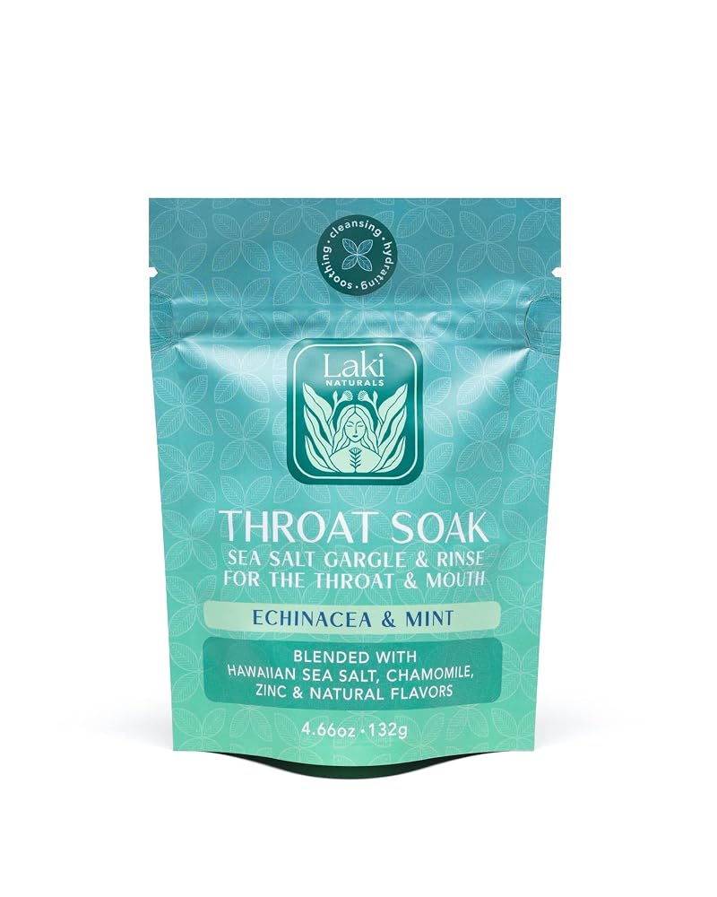 Laki Naturals Throat Soak Echinacea & Mint - 4.66 oz