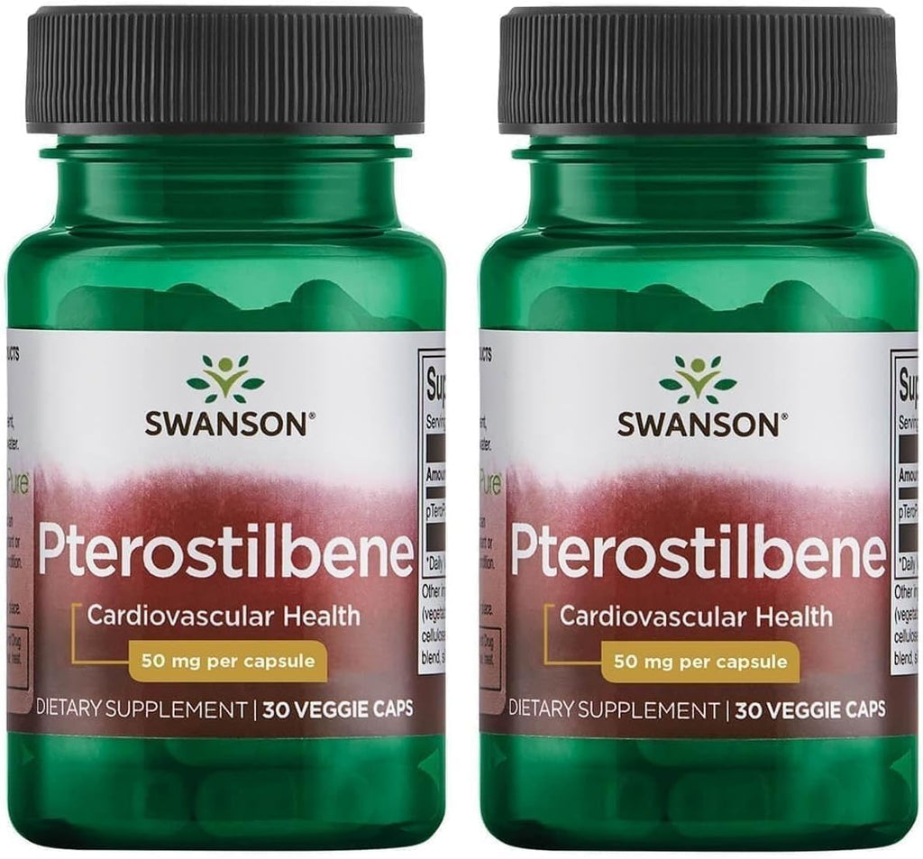 Swanson Ultra Pterostilbene 50 mg Antioxidant - 60 Vegetarian Capsules