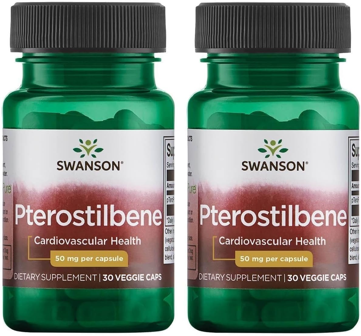 Swanson Ultra Pterostilbene 50 mg Antioxidant - 60 Vegetarian Capsules