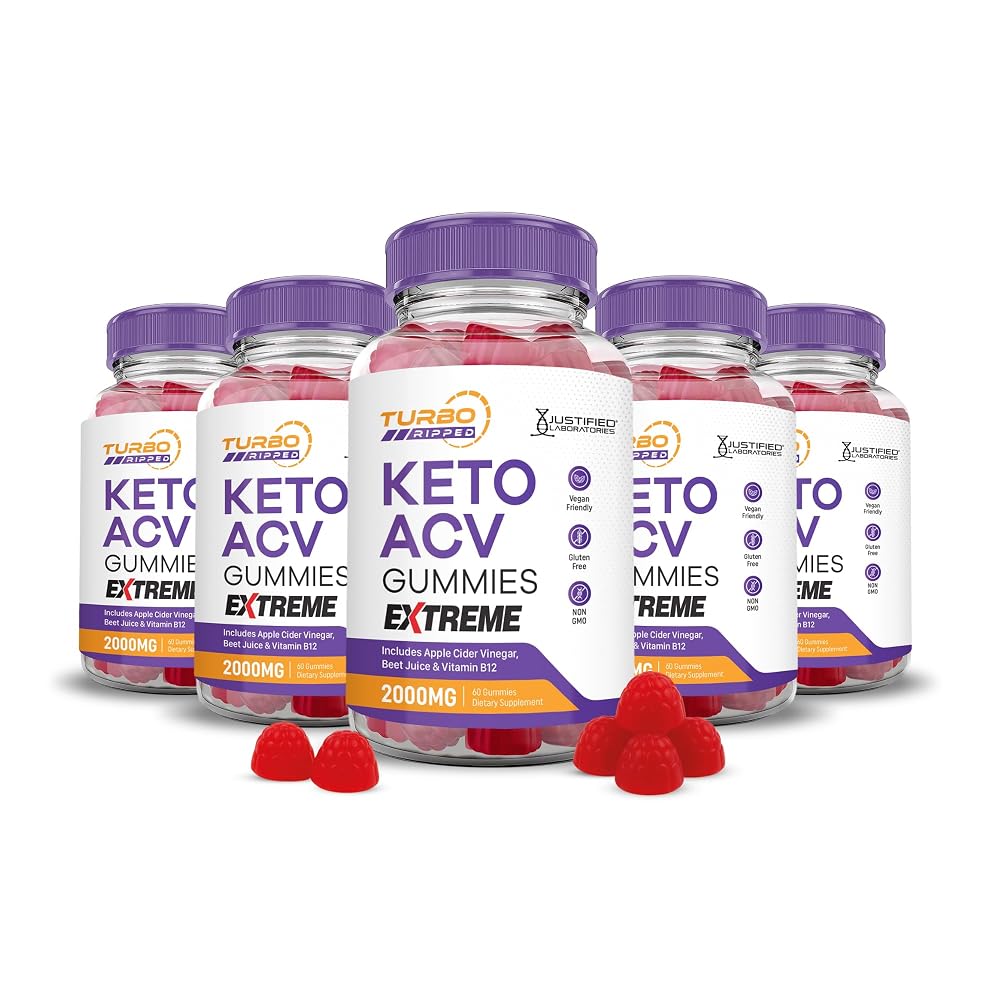 Justified Laboratories Turbo Ripped Gummies Extreme 2000MG