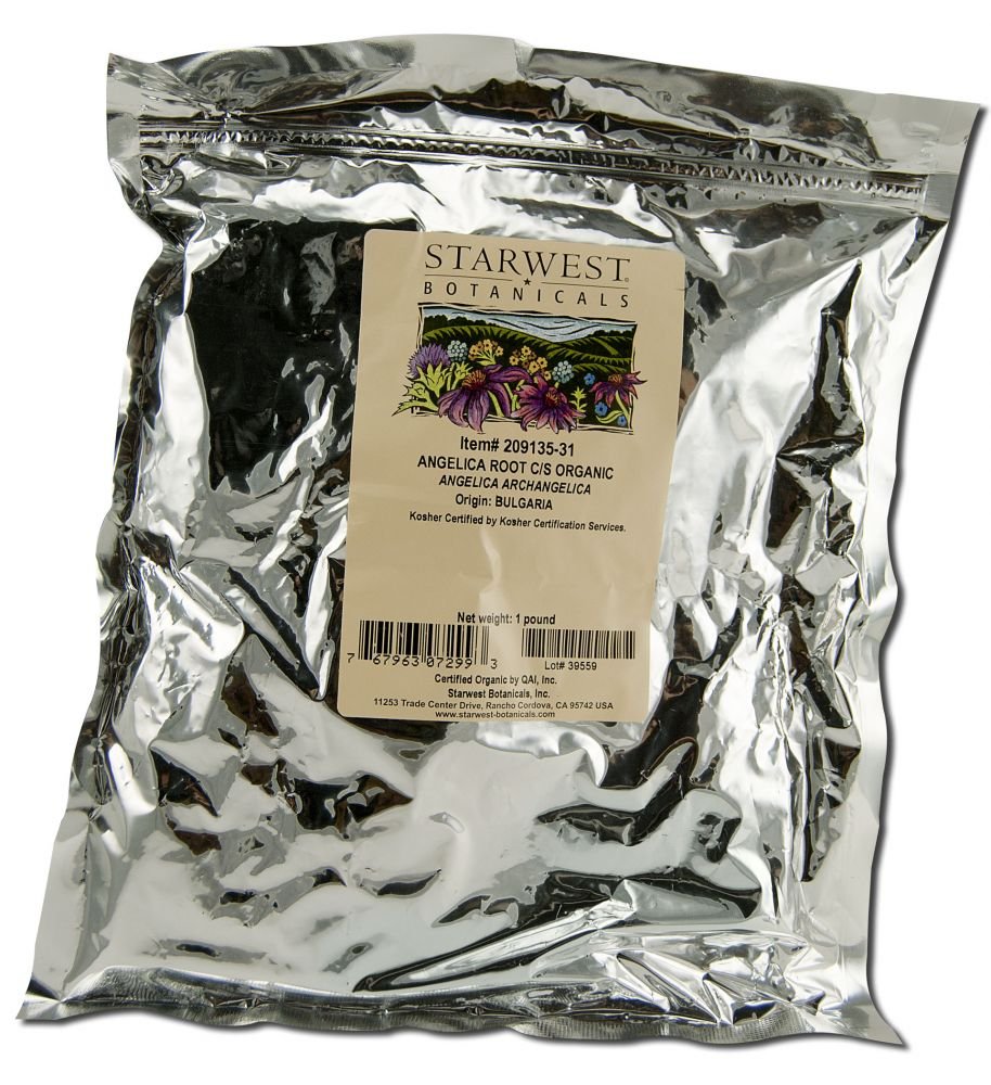 Starwest Botanicals Angelica Root Organic Supplement - 1 Pound