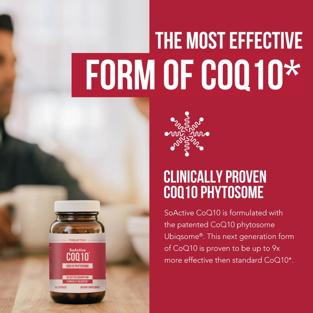 Triquetra Health SoActive CoQ10 250 mg Phytosome - 60 Capsules - image 2
