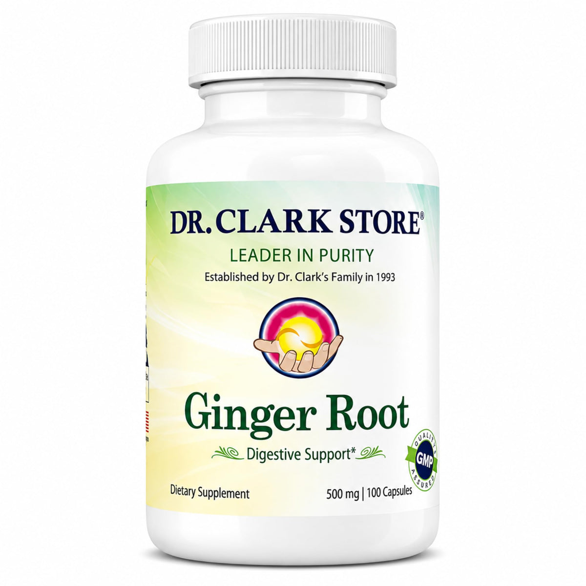 Dr Clark Ginger Root Supplement 500 mg - 100 Capsules