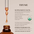 Garden Organics Thyme USDA Organic Alcohol-Free Extract