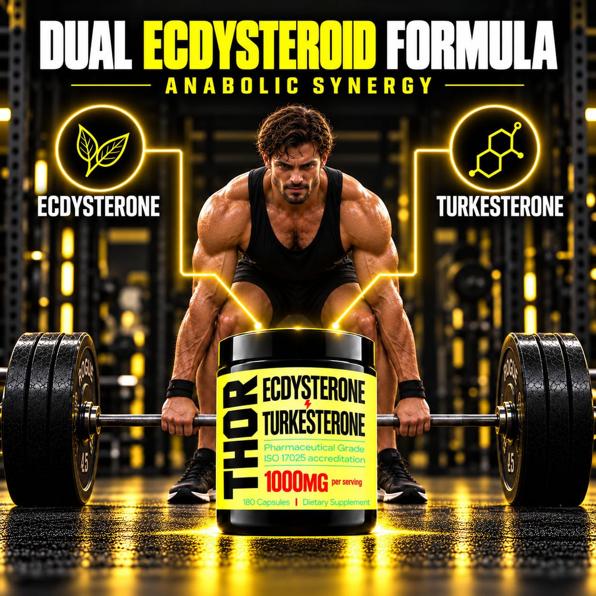 Flight Armour Turkesterone + Ecdysterone Anabolic Supplement - 180 Capsules - image 2