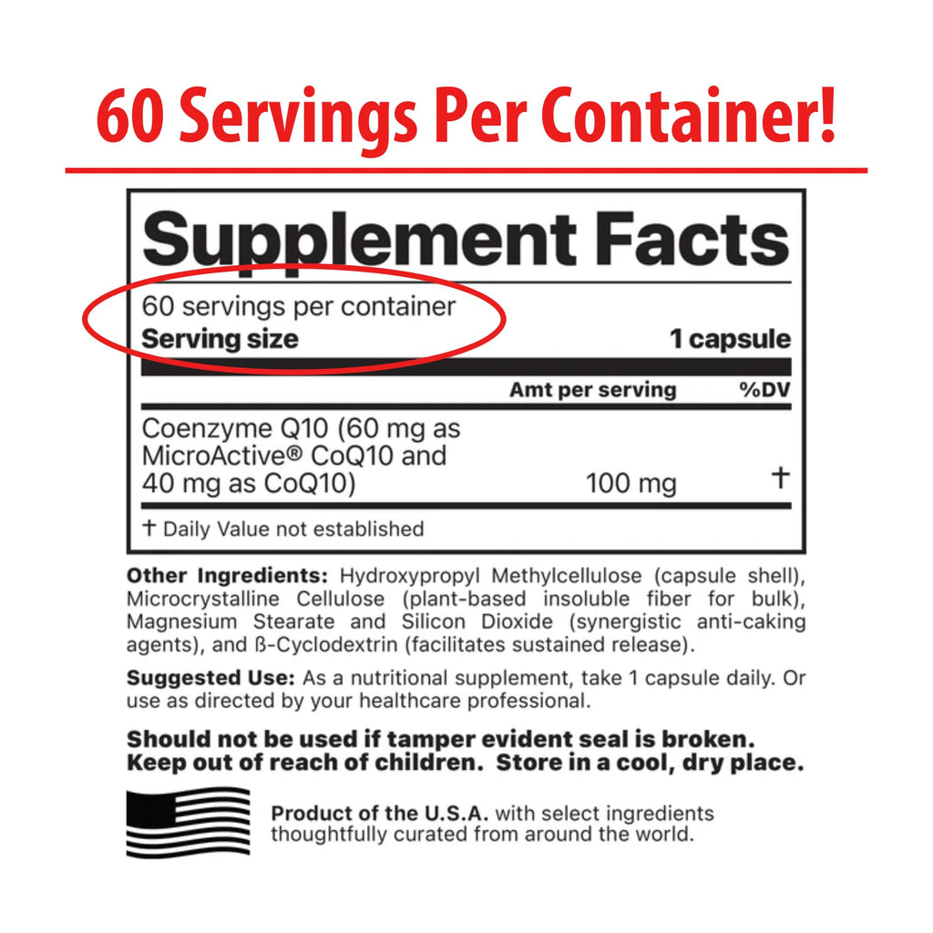 Jigsaw Health CoQ10 with Sustained Release Technology - 60 Capsules - image 2