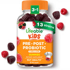 Lifeable Kids Pre Post Probiotic Gummies 5 Billion - 90 Gummies