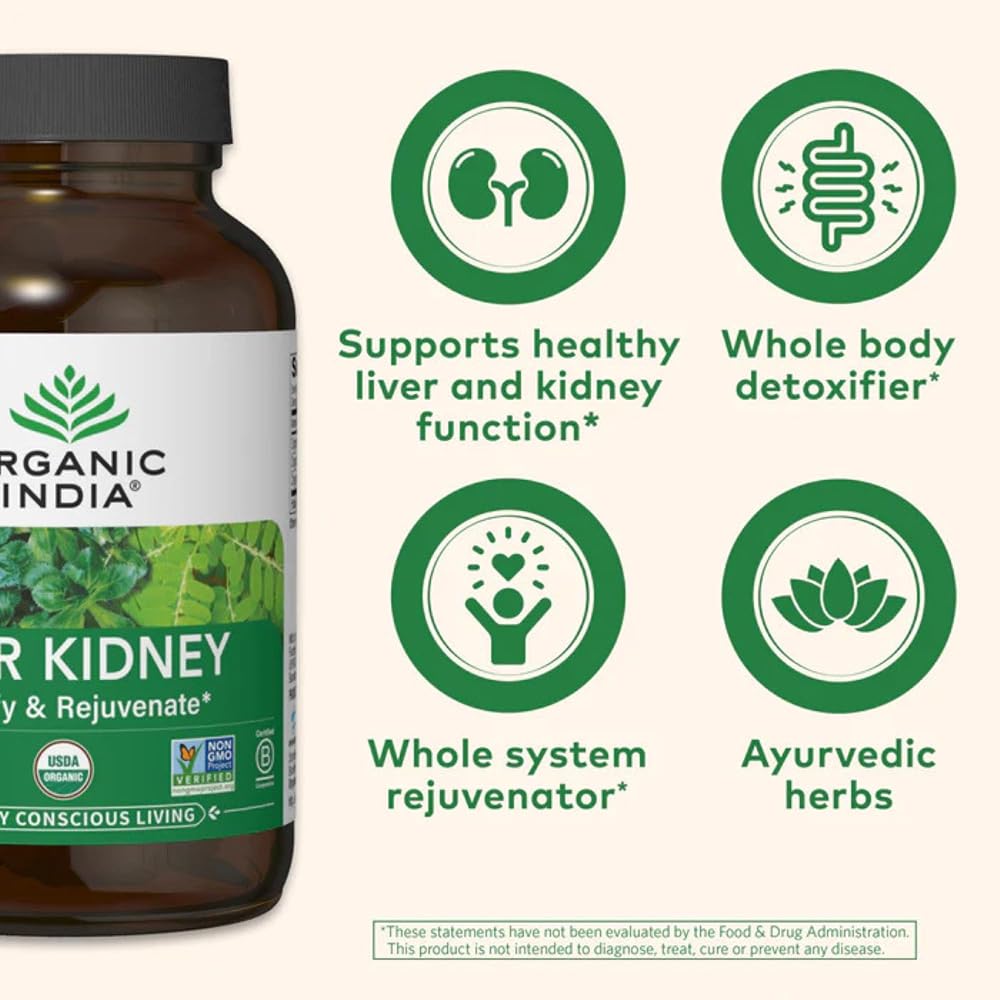 Organic India Liver and Kidney Cleanse Detox Repair - image 4