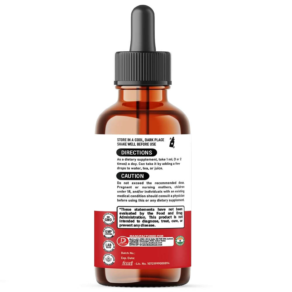 DEDICAD 12-in-1 Wormwood Liquid Drops with Black Walnut - 2 Fl Oz - image 9