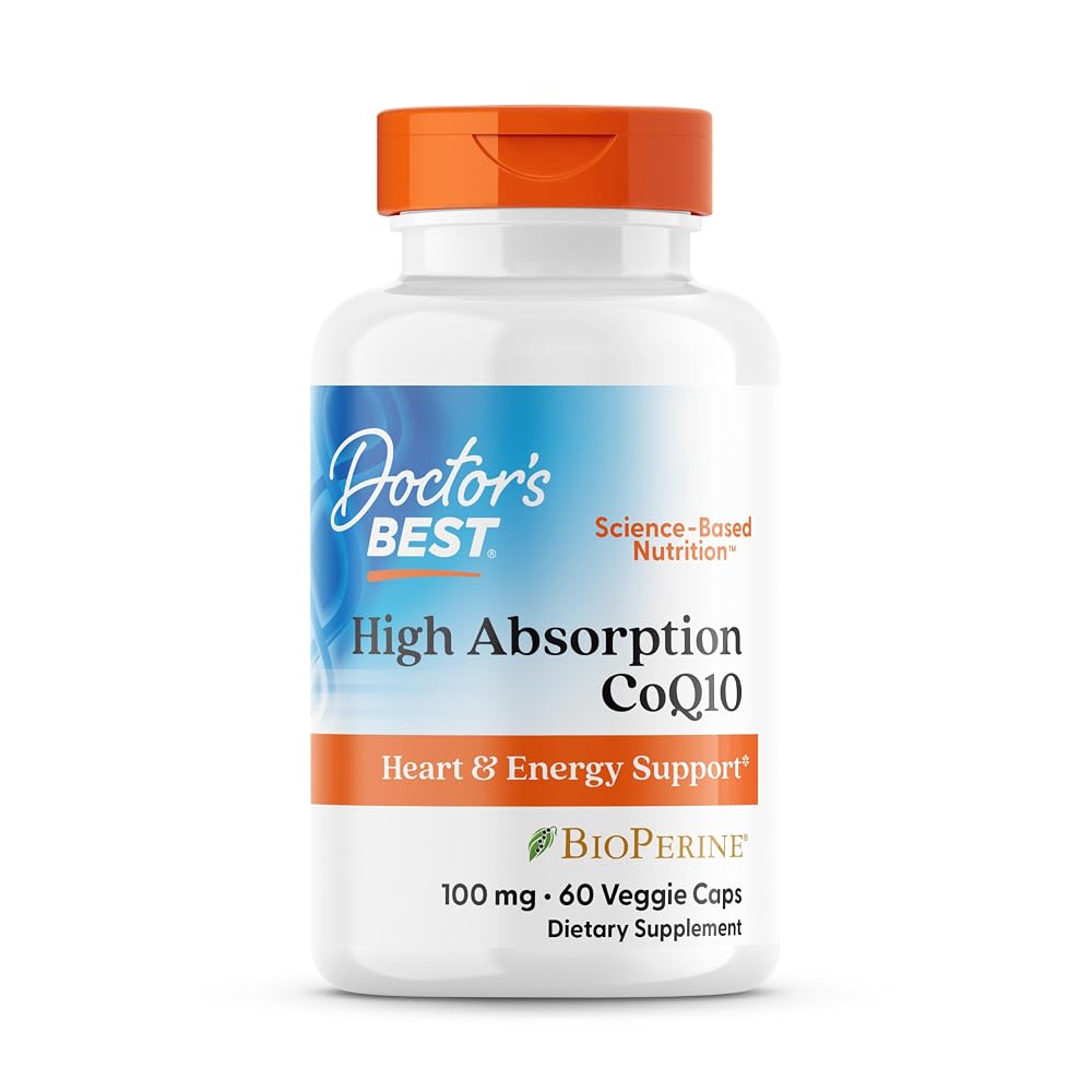 Doctor's BEST High Absorption CoQ10 with BioPerine - 60 Vegetarian Capsules