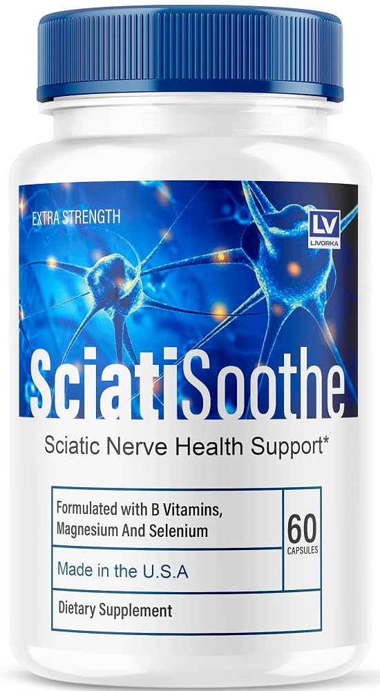 LIVORKA Sciatisoothe Supplement - 60 Capsules