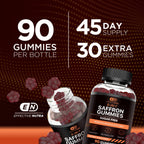 Effective Nutra Saffron Gummies for Mood Support - 90 Count - image 4