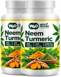 WAY 4 ORGANIC W4O Neem Turmeric Capsules(Tablets) - High-Potency