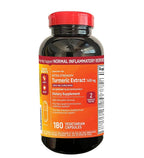 MUNCHIE MIX Strength Turmeric Extract Vegetarian Capsules - 180 Count