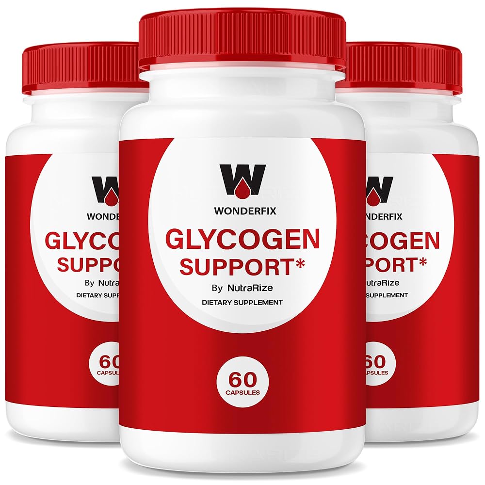 NutraRize Wonderfix Glycogen Support Capsules - 180 Count