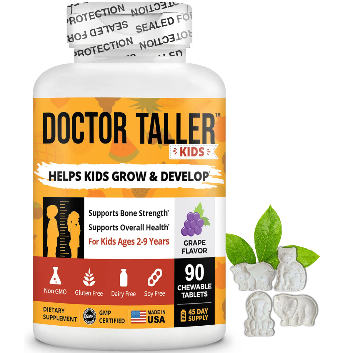 NuBest Doctor Taller Kids Multivitamin for Bone Strength - 1080 Count - image 2
