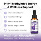 Franguly Liposomal Vitamin B Complex Liquid Sublingual B Complex