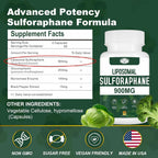 VITACRLLYNMN Liposomal Sulforaphane 900mg Broccoli Extract - 180 Capsules - image 2