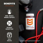 MTN OPS Vitamin D3 + K2 Gummies with MK7, Strawberry - 60 Count - image 3