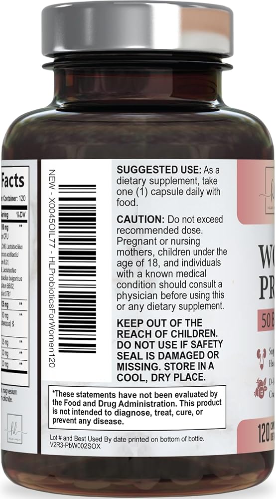 Hello Lovely! Probiotics for Women with Cranberry - 120 Capsules - image 8