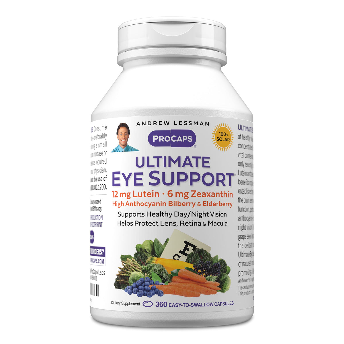 ANDREW LESSMAN Ultimate Eye Support Softgels - 12mg Lutein
