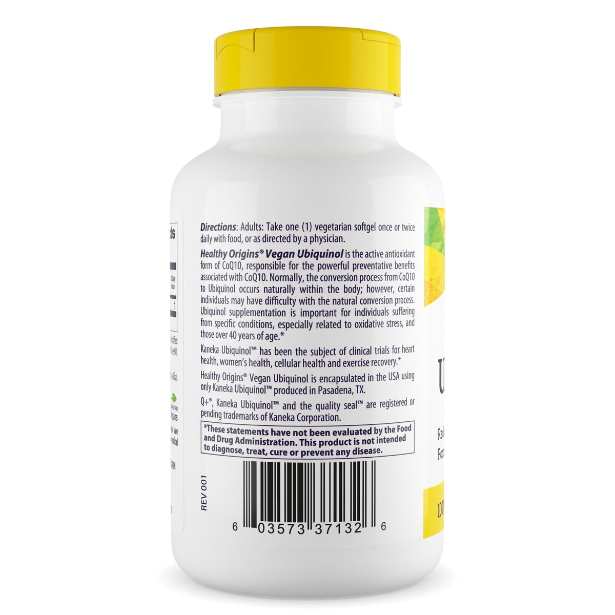 Healthy Origins Vegan Ubiquinol CoQ10 100 mg - 150 Softgels - image 3