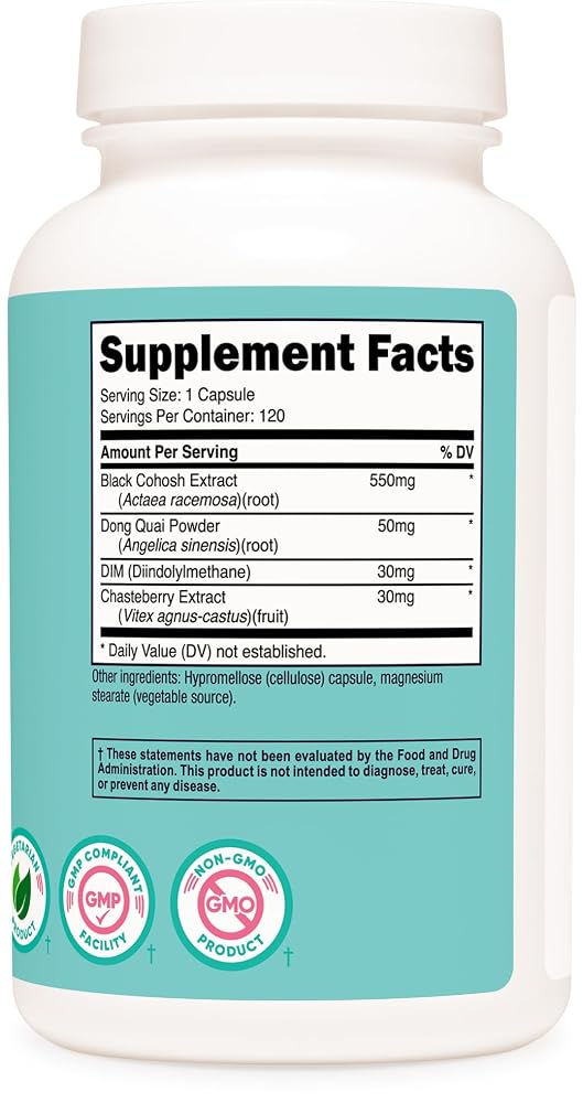 Nutricost Black Cohosh for Women 660mg - 120 Capsules - image 5