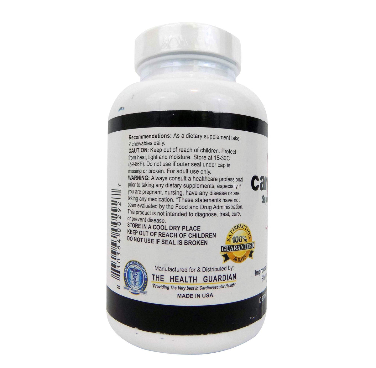 Health Guardian CardioForLife Chewable Tablets - 60 Count - image 3