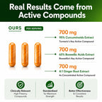 HCL Herbal Code Labs Boswellia Curcumin Ginger Mobility Support - 90 Capsules - image 5