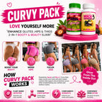 Curvy Fruit Aguaje + Maca 3 Glute & Hip Support Pills - 200 Capsules - image 2