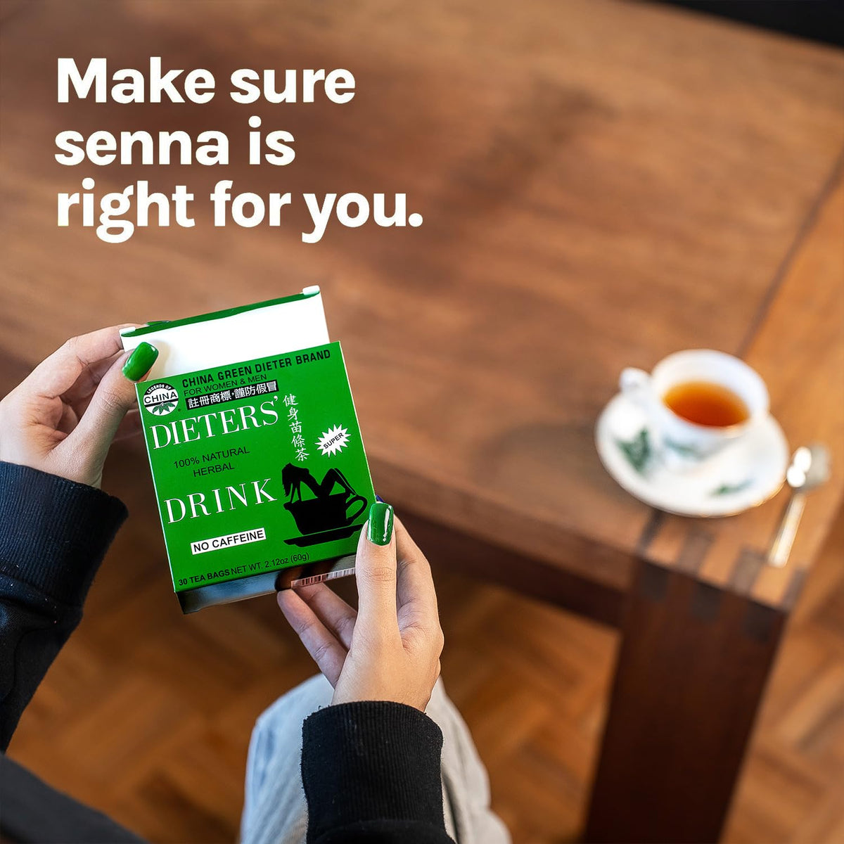 Uncle Lee's Senna Tea Green Dieter's Drink - 90 Teabags - image 5