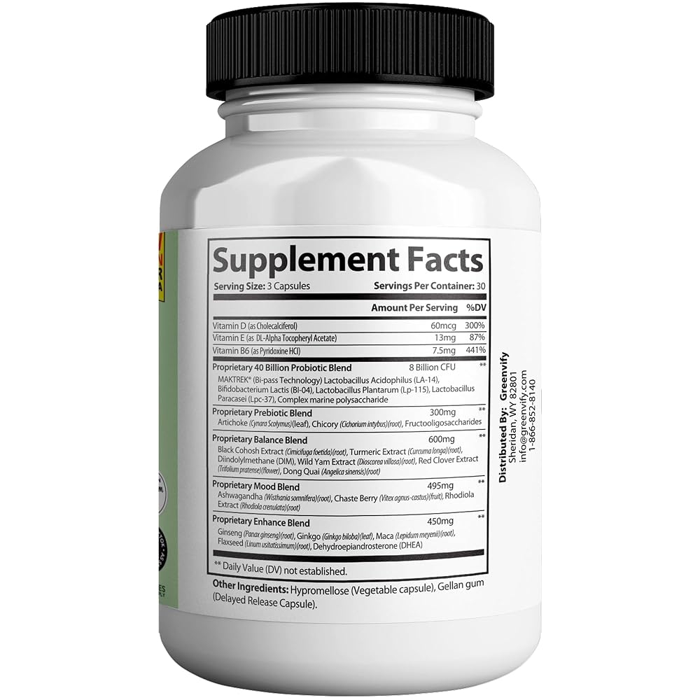 GREENVIFY Winona Max Menopause Support Supplement - 270 Capsules - image 5
