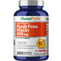 NusaPure Flush Free Niacin 500mg Vegan - 250 Capsules