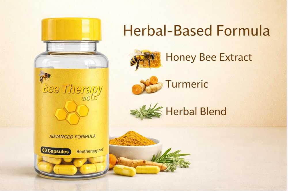 Bee Therapy Gold Glucosamine Bone & Joint Support - 60 Capsules - image 3