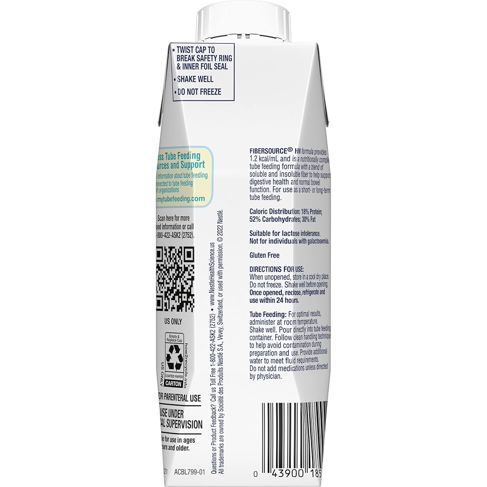 Fibersource HN High Nitrogen Complete Nutrition Liquid - 24 Pack - image 4