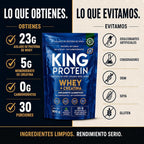 KING Protein Whey Isolate + Creatine Powder - 30 Servings - image 3