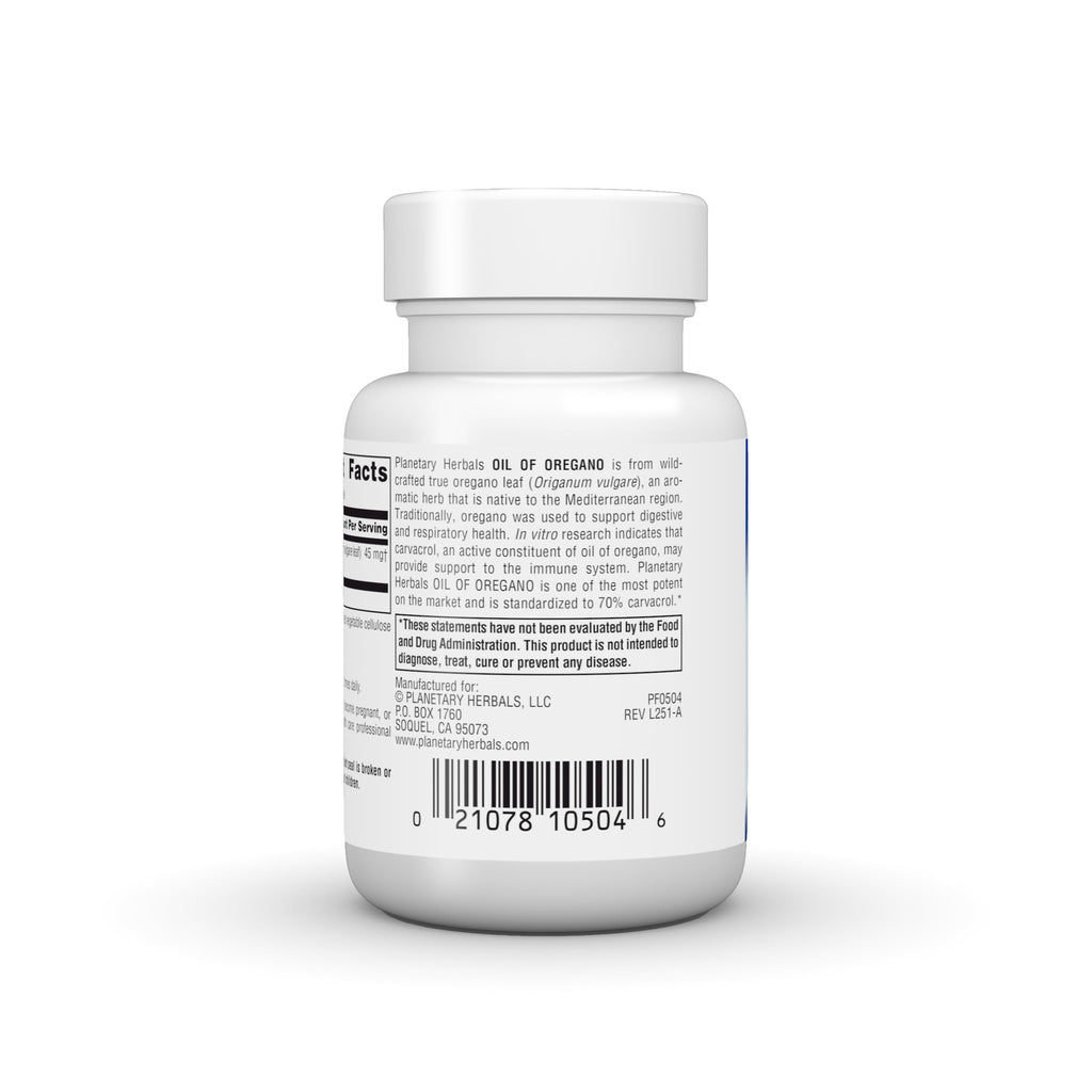 Planetary Herbals Oil of Oregano - 30 Vegetarian Capsules - image 4