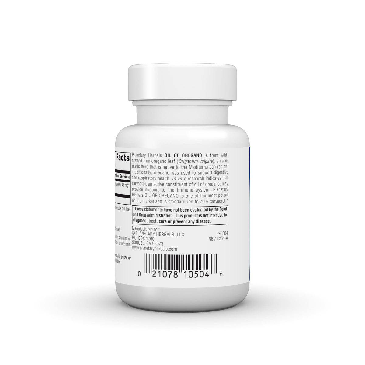 Planetary Herbals Oil of Oregano - 30 Vegetarian Capsules - image 4