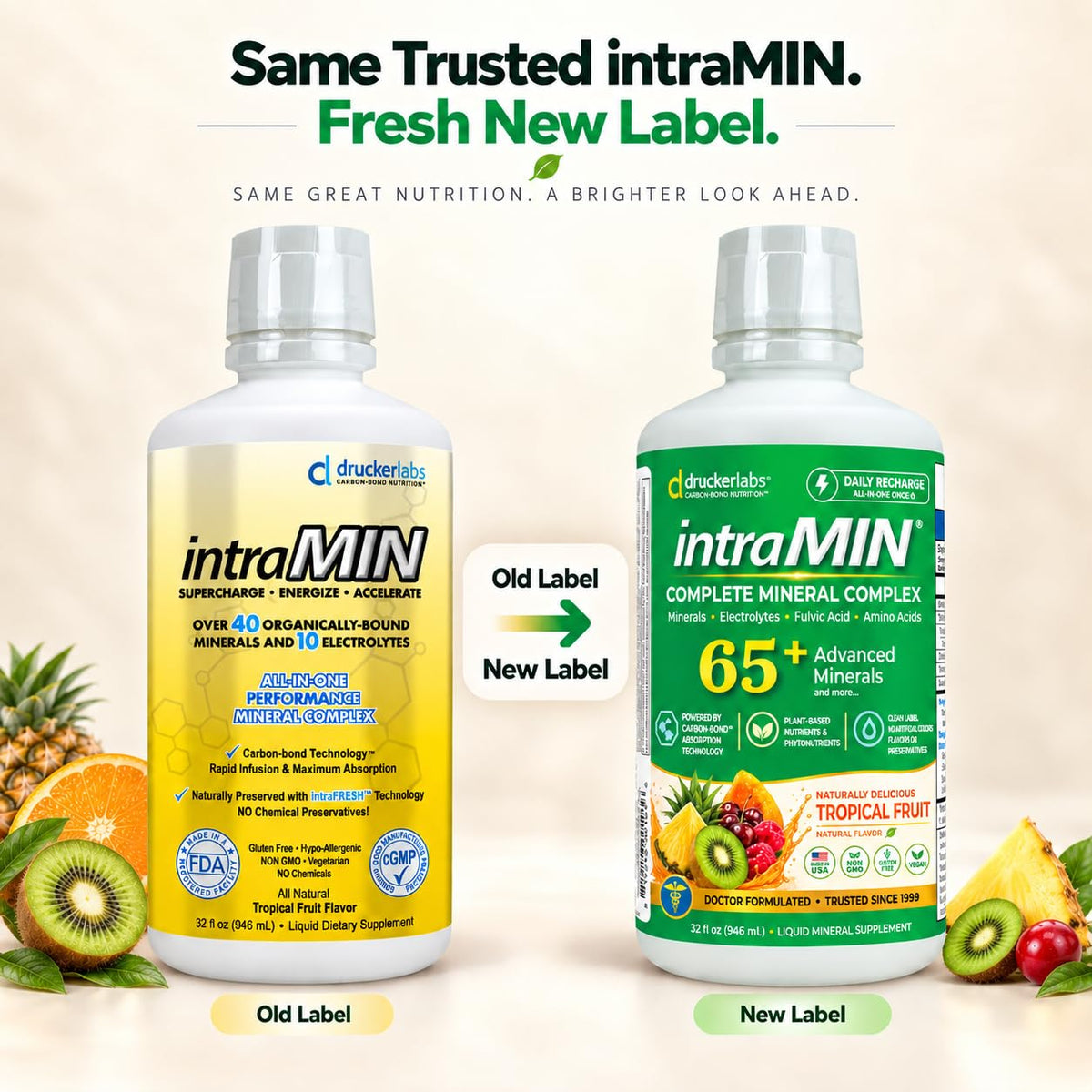 IntraMin Complete Liquid Mineral Complex Tropical Fruit Punch - 32 fl oz - image 2