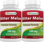 Best Naturals Bitter Melon 500 mg - 180 Vegetarian Capsules
