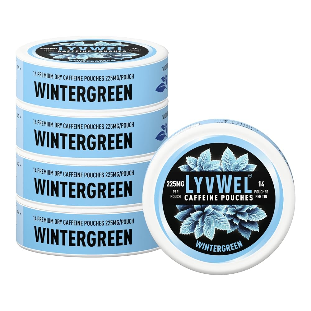 LyvWel 225mg Caffeine Pouches
