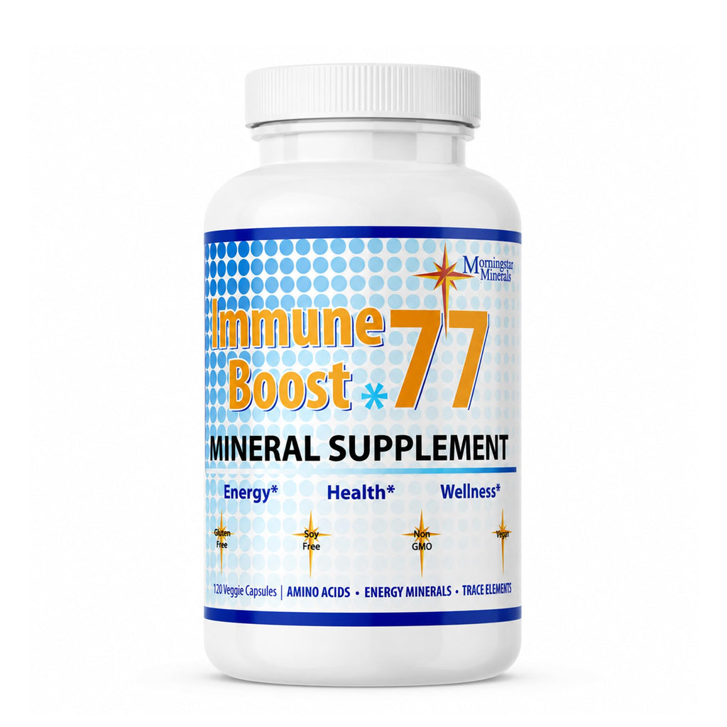 Big Man Morningstar Minerals Immune Boost 77 - 120 Vegetarian Capsules