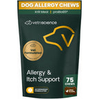 VetriScience Allergy & Itch Support Chews for Dogs, Duck - 75 Count