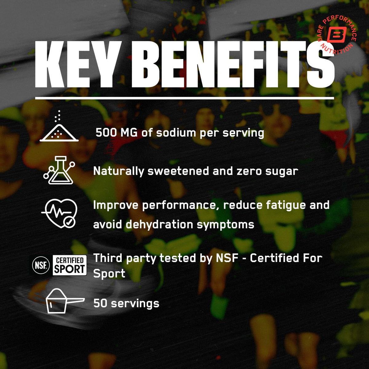 Bare Performance Nutrition BPN Electrolytes Hydration Drink Mix