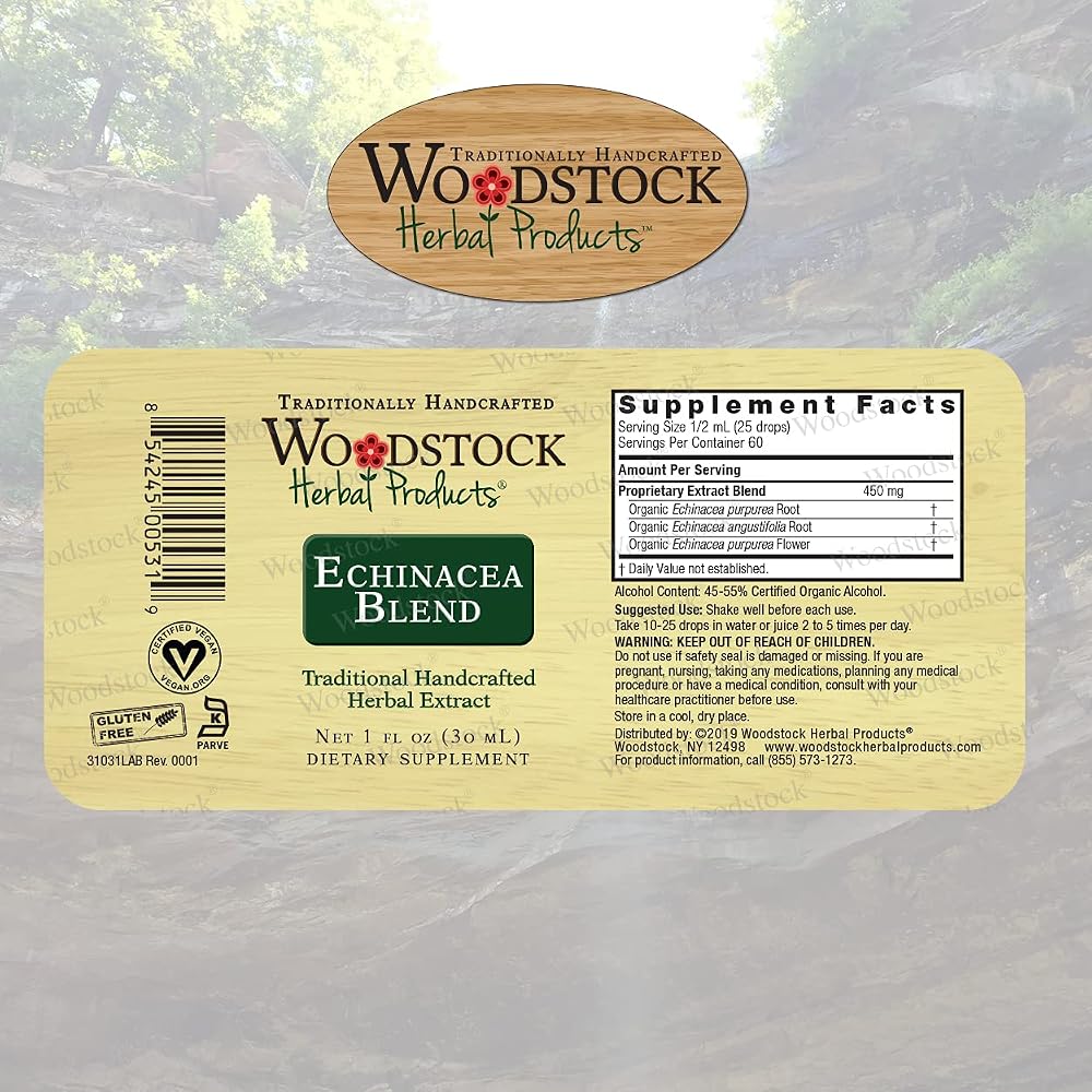 Woodstock Herbal Products Echinacea Root and Flower - 1 Fl Oz - image 2