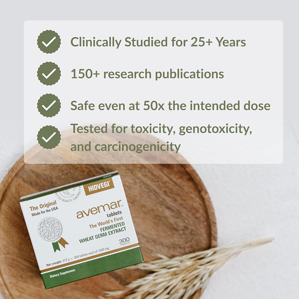 Avemar Fermented Wheat Germ Extract Immune Support - 300 Tablets - image 5