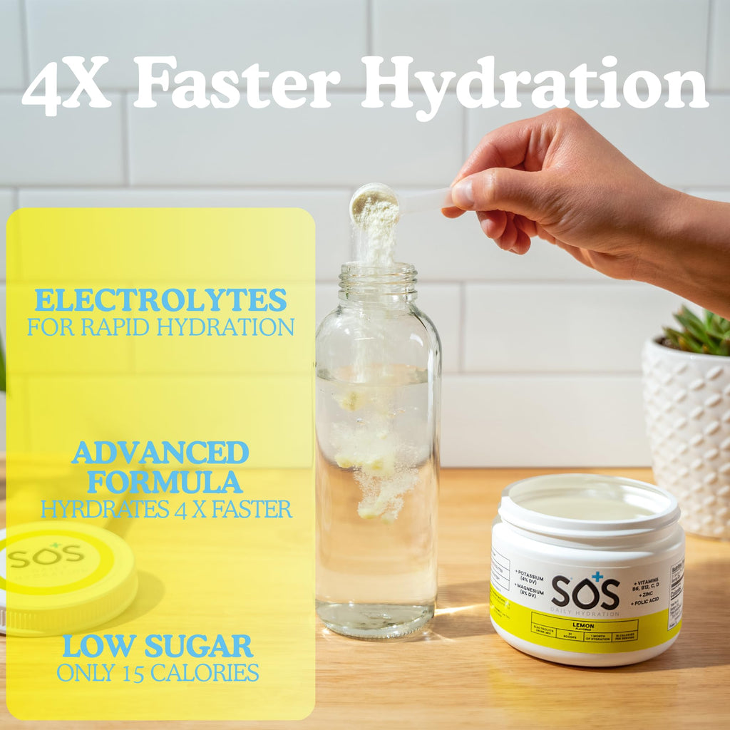 SOS Hydration Electrolyte Powder Drink Mix